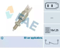 Тормоза FAE для HONDA CIVIC VI седан (EJ, EK) 1.6 i Vtec
