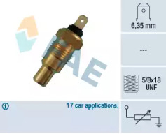 Система охлаждения FAE для NISSAN VANETTE Фургон (C22) 1.5