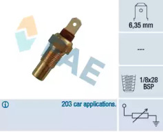 Датчики / переключатели FAE для KIA SHUMA (FB) 1.8 i 16V