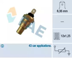 Система охлаждения FAE для NISSAN SUNNY III Liftback (N14) 1.4 i