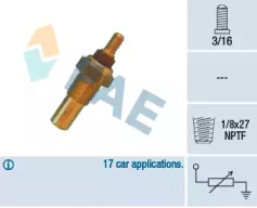 Датчики FAE для MAZDA 121 III (JASM, JBSM) 1.8 D