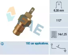 Система охлаждения FAE для PEUGEOT 205 I (741A/C) 1.7 Diesel