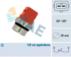 Выключатель / датчик FAE для VW CADDY II Variant (9K9B) 1.4