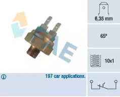 Выключатель / датчик FAE для VW GOLF II (19E, 1G1) 1.8 GTI 16V