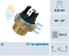 Система охлаждения FAE для PEUGEOT 205 I (741A/C) 1.7 Diesel