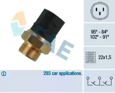 Система охлаждения FAE для VW BORA Variant (1J6) 1.4 16V