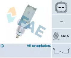 Выключатель / реле / блок управления освещения FAE для PEUGEOT 207 CC (WD_) 1.6 16V Turbo