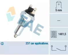 Выключатель / реле / блок управления освещения FAE для PEUGEOT 205 I (741A/C) 1.6 GTI