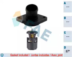 Термостат / прокладка FAE для VW BORA Variant (1J6) 1.4 16V