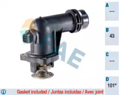 Термостат / прокладка FAE для BMW 3 Compact (E36) 316 i