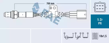 Датчик / зонд FAE для MAZDA 6 универсал (GH) 2.0 MZR