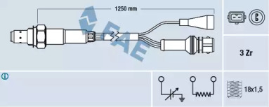 Система очистки ОГ FAE для JAGUAR XJ (XJ40, XJ81) 6 3.2 24V