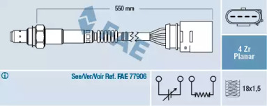 Лямбда-регулирование FAE для VW BORA Variant (1J6) 1.4 16V