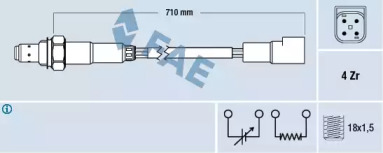 Лямбда-регулирование FAE для FORD TRANSIT Фургон (E_ _) 2.0 i (EAL, EAS)