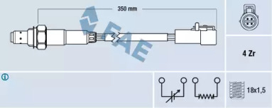 Датчик / зонд FAE для JAGUAR S-TYPE (X200) 2.5 V6