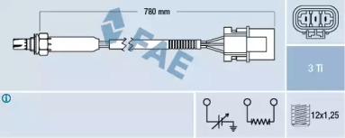 Выхлопная система FAE для NISSAN SUNNY III Liftback (N14) 2.0 i 16V