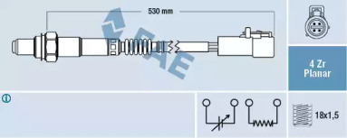 Выхлопная система FAE для FORD FOCUS седан (DFW) 1.8 16V