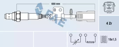 Датчик / зонд FAE для MAZDA 6 универсал (GH) 2.0 MZR
