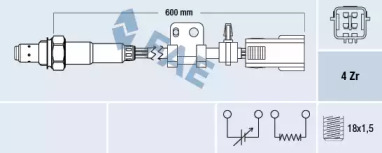 Датчик / зонд FAE для MAZDA 6 универсал (GH) 2.0 MZR