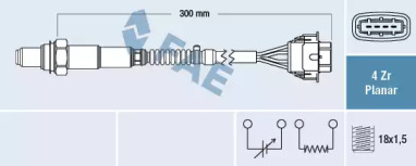 Лямбда-регулирование FAE для CHEVROLET CRUZE Station Wagon (J308) 1.4