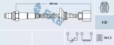 Датчик / зонд FAE для HONDA JAZZ II (GD_, GE3, GE2) 1.3 (GD1)