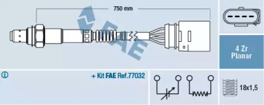 Датчик / зонд FAE для VW BORA Variant (1J6) 2.0 4motion