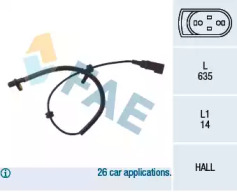Датчики FAE для FORD FOCUS седан (DFW) 1.8 16V