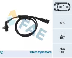 Датчики FAE для MAZDA 121 III (JASM, JBSM) 1.8 D