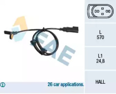 Датчики FAE для FORD FOCUS седан (DFW) 1.8 16V