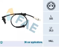 Тормоза FAE для DACIA LOGAN EXPRESS (FS_) 1.6