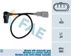 Датчики / переключатели FAE для VW MULTIVAN V (7HM, 7HN, 7HF, 7EF, 7EM, 7EN) 3.2 V6