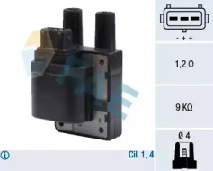 Катушка зажигания / элемент катушки зажигания FAE для RENAULT KANGOO (KC0/1_) 1.4 (KC0C, KC0H, KC0B, KC0M)