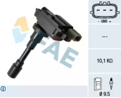 Катушка зажигания / элемент катушки зажигания FAE для SUZUKI SX4 (EY, GY) 1.6 VVT 4x4 (RW 416)
