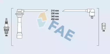 Свечной кабель / соединительные элементы FAE для MAZDA 323 S VI (BJ) 1.9 16V