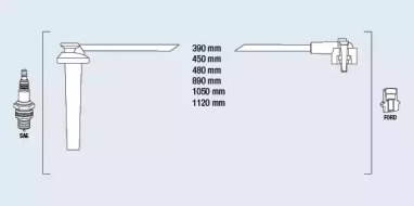 Система зажигания / накаливания FAE для FORD COUGAR (EC_) 2.5 ST 200