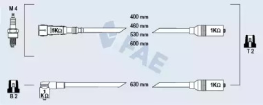 Система зажигания / накаливания FAE для VW GOLF II (19E, 1G1) 1.8 i Cat Syncro