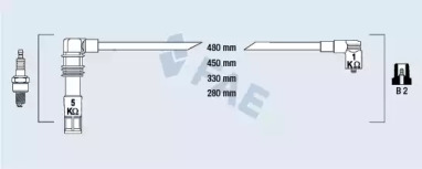 Система зажигания / накаливания FAE для VW BORA Variant (1J6) 1.4 16V