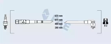 Система зажигания / накаливания FAE для VW BORA Variant (1J6) 1.6
