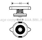 Водяной / масляный радиатор AVA QUALITY COOLING для KIA PICANTO (BA) 1.0