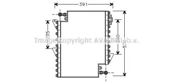 Кондиционер AVA QUALITY COOLING для VW PASSAT (32B) 2.0