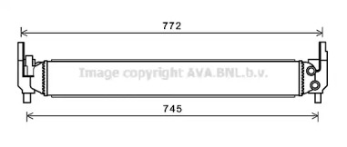 Водяной радиатор AVA QUALITY COOLING для VW POLO (6R, 6C) 1.4 TDI