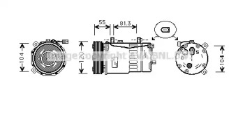 Кондиционер AVA QUALITY COOLING для VW BORA Variant (1J6) 1.4 16V