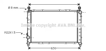 Водяной / масляный радиатор AVA QUALITY COOLING для ALFA ROMEO 146 (930_) 1.7 i.e. 16V (930.B1)