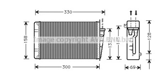 Отопление и вентиляция AVA QUALITY COOLING для ALFA ROMEO 146 (930_) 1.9 JTD (930.B4B)