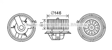 Отопление и вентиляция AVA QUALITY COOLING для ALFA ROMEO 146 (930_) 1.7 i.e. 16V (930.B1)