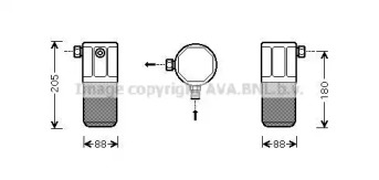 Осушитель AVA QUALITY COOLING для ALFA ROMEO 146 (930_) 1.7 i.e. 16V (930.B1)