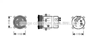Кондиционер AVA QUALITY COOLING для ALFA ROMEO 146 (930_) 1.9 TD (930.B4A)