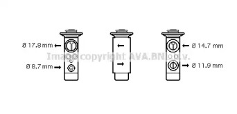 Кондиционер AVA QUALITY COOLING для MINI MINI Кабриолет (R52) Cooper
