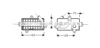 Водяной / масляный радиатор AVA QUALITY COOLING для BMW 3 Compact (E36) 318 tds