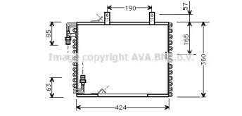 Кондиционер AVA QUALITY COOLING для BMW 3 (E30) M3 2.3
